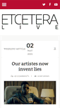 Mobile Screenshot of etceteralive.com